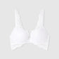 Women's Lace Front Cross Detail Push-Up Bra