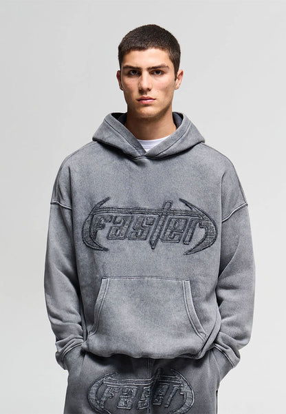 Men's Boxy hoodie with lettering print