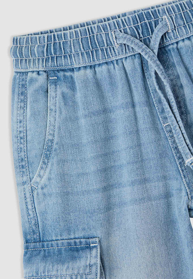 Ripped Jeans with Slogan Shorts for Boys