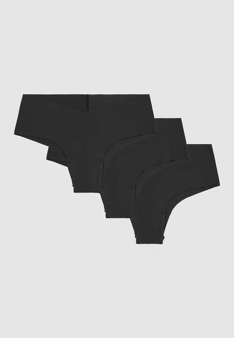 Women's Pack of 3 V-cut culotte briefs
