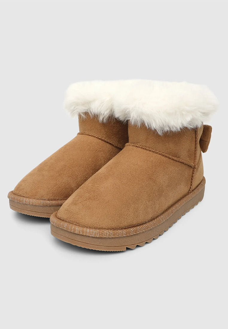 Faux Fur Ankle Boots for Girls