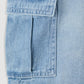 Ripped Jeans with Slogan Shorts for Boys