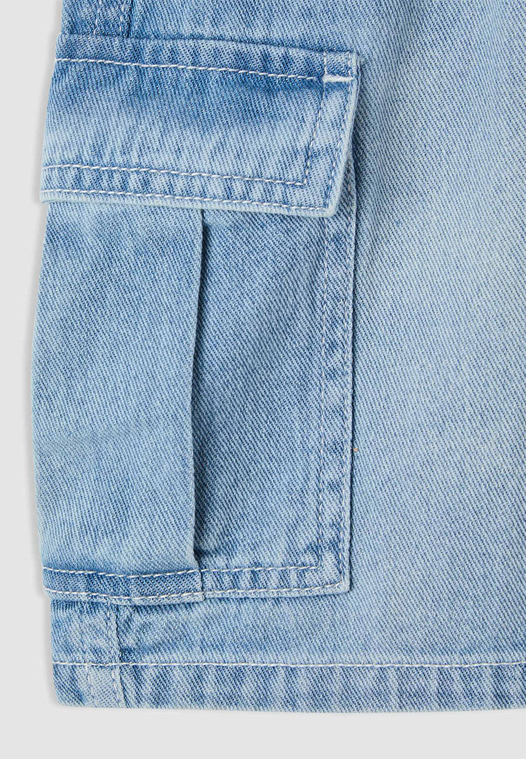 Ripped Jeans with Slogan Shorts for Boys