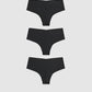 Women's Pack of 3 V-cut culotte briefs