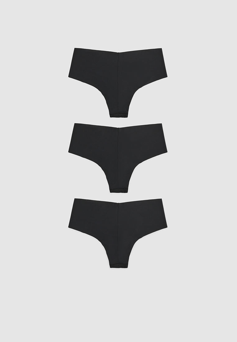 Women's Pack of 3 V-cut culotte briefs