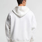 Men's "Faster" embroidered patch Boxy zip-up Hoodie