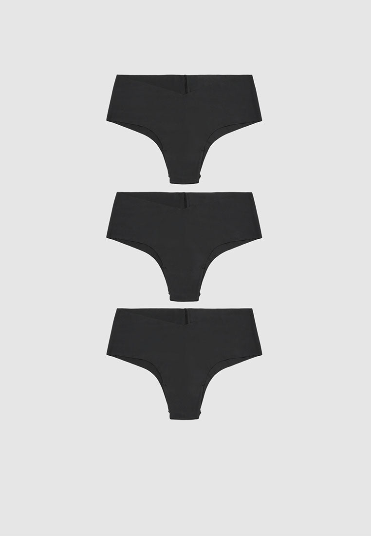 Women's Pack of 3 V-cut culotte briefs