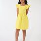 Skater Dress with Ruffle Sleeve for Girls