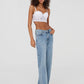 Women's Eyelet Embroidered Lace Bustier Top