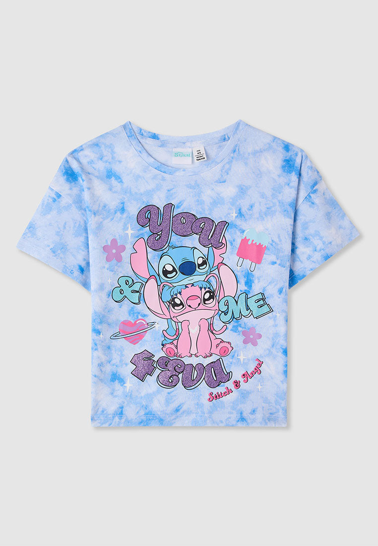 Kids Girls Short-sleeved T-shirt