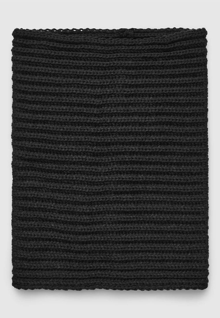 Solid-colour ribbed neck warmer for Boys