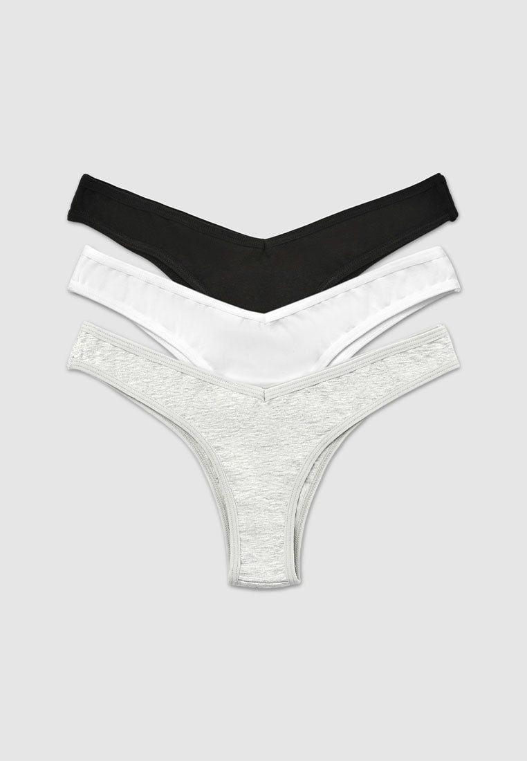 Women's Seamless V-Front String Panties