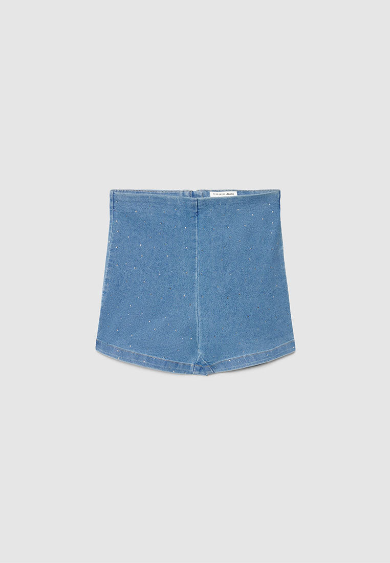Women's Rhinestone Denim Shorts