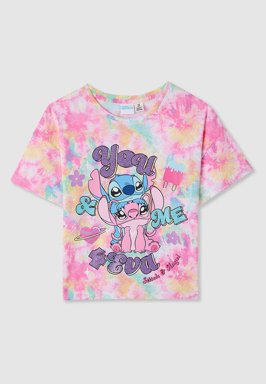 Kids Girls Short-sleeved T-shirt