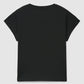Women's "Magnifique" Feather Rolled-Sleeve Tee