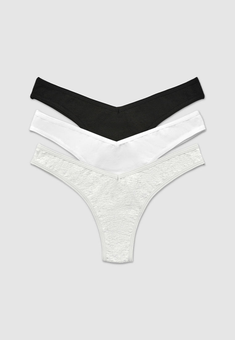 Women's Seamless V-Front String Panties