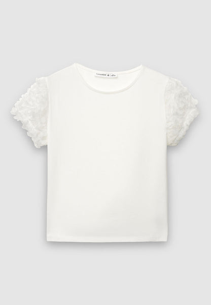 Kids Girls Short-sleeved T-shirt