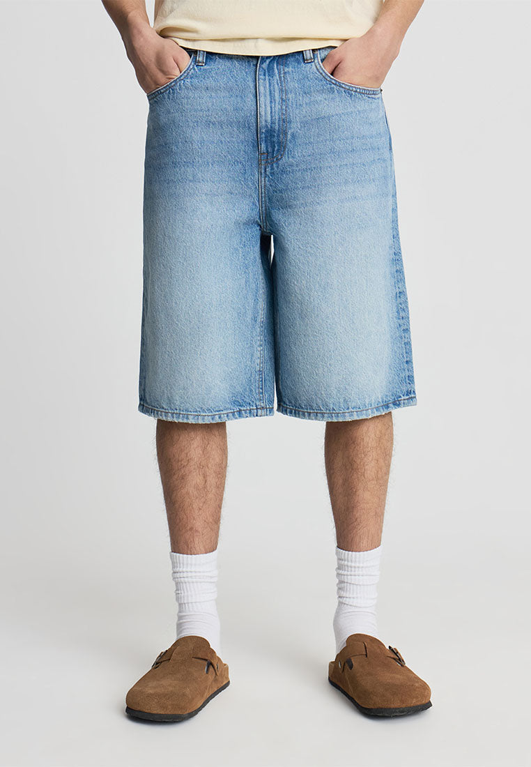 Men's Loose Denim Shorts