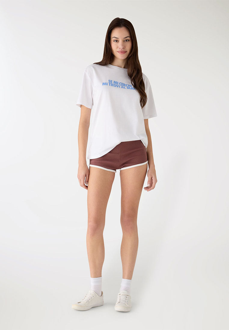 Women's Ribbed Knit Short Leggings