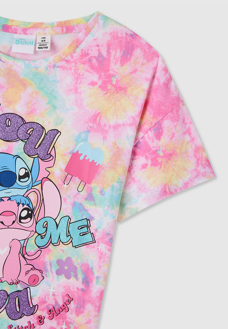 Kids Girls Short-sleeved T-shirt