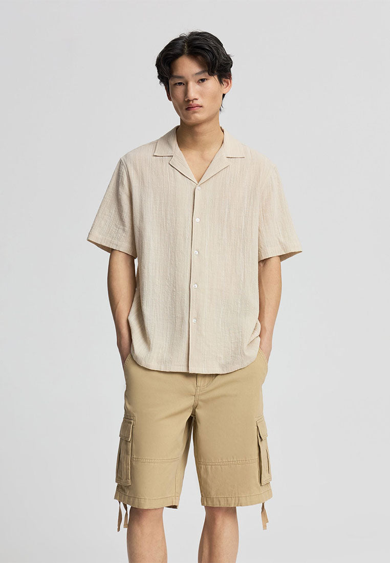 Men's Striped bowling Shirt