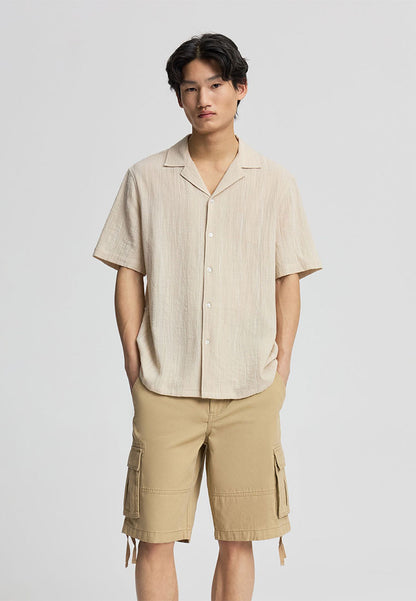 Men's Striped bowling Shirt