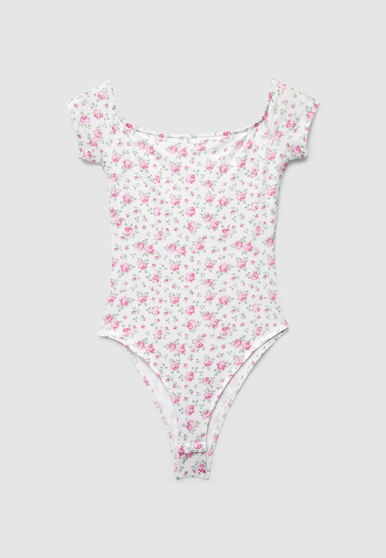 Women’s Rose Scoop-Neck Bodysuit