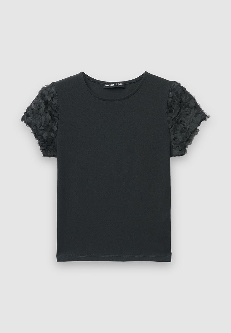 Kids Girls Short-sleeved T-shirt