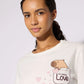 Women's Long-sleeved Tee and Teddy Bear Print Pajama Set