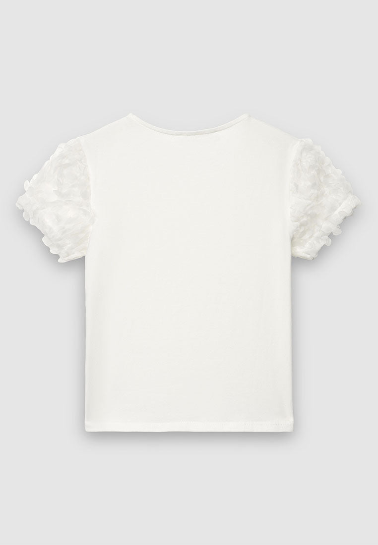 Kids Girls Short-sleeved T-shirt