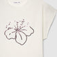 Women's Hibiscus Floral Sequin Tee