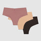 Women's Pack of 3 V-cut culotte briefs