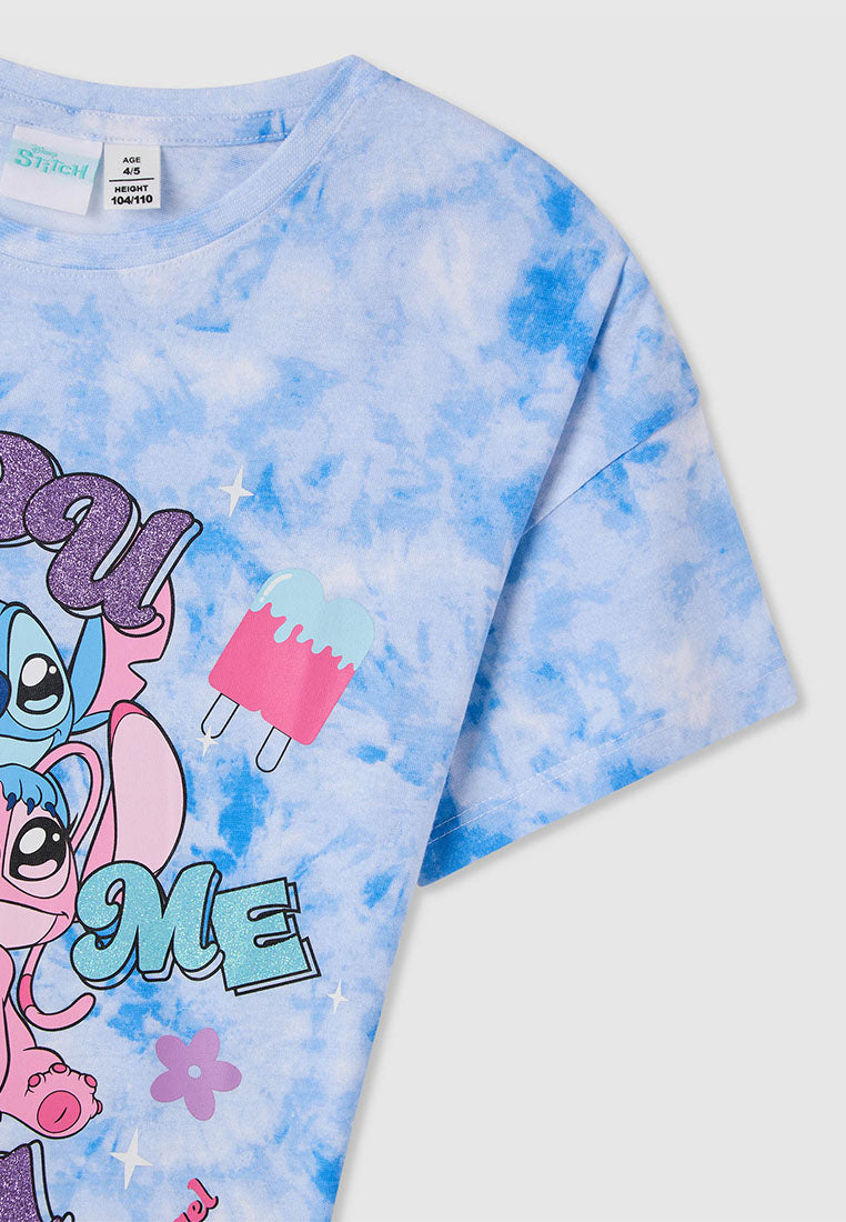 Kids Girls Short-sleeved T-shirt