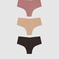 Women's Pack of 3 V-cut culotte briefs