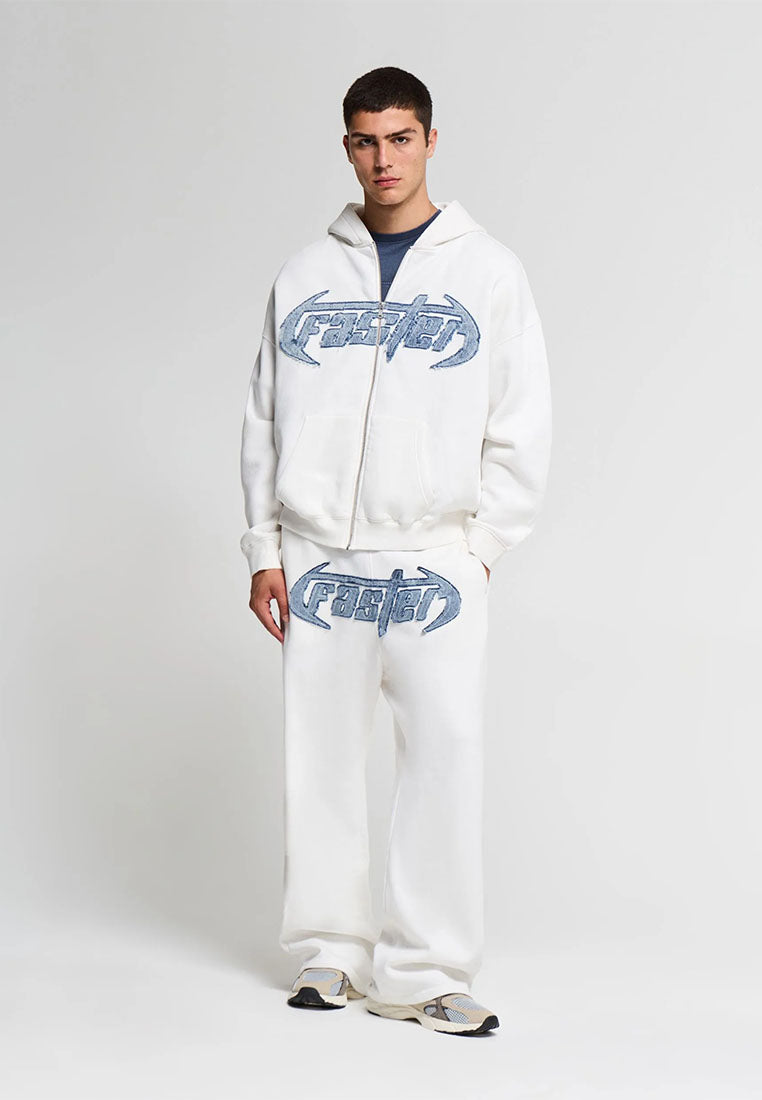 Men's "Faster" embroidered patch Sweatpants