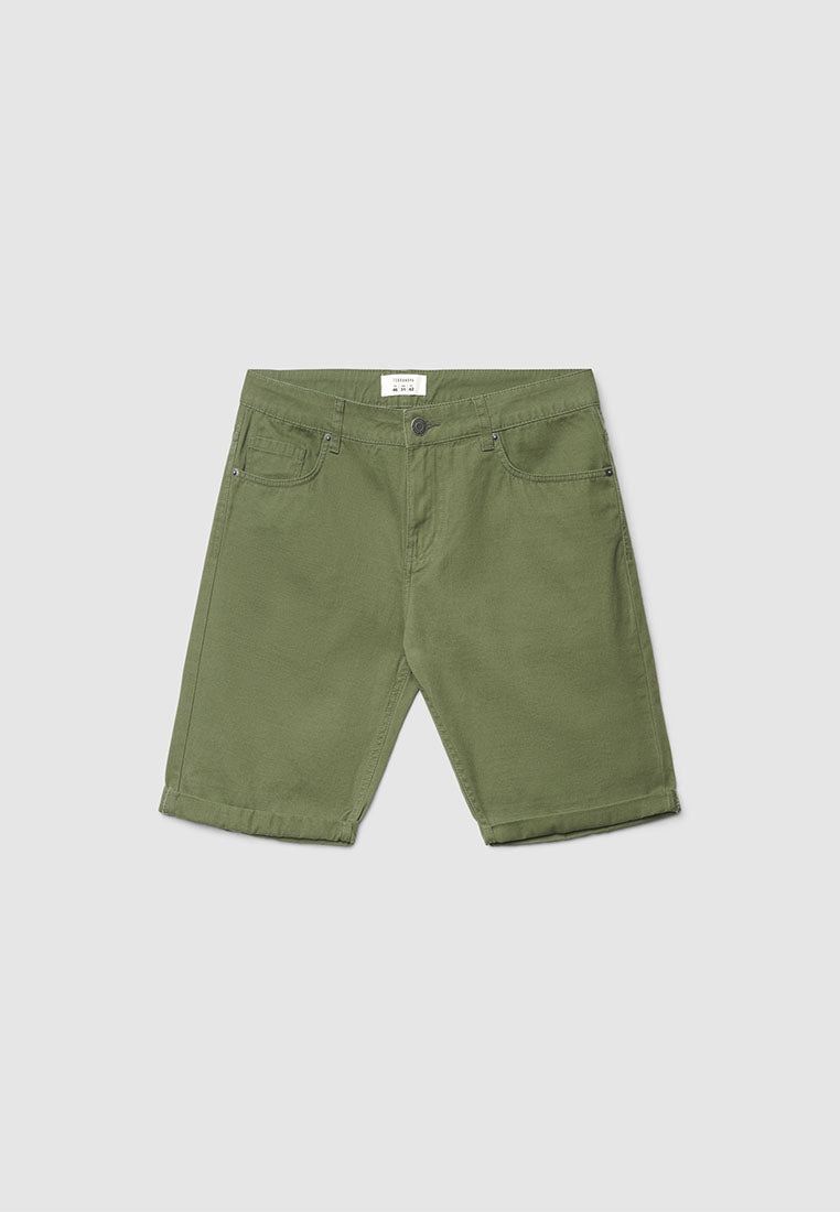 Men's 5-Pocket Cuffed Shorts