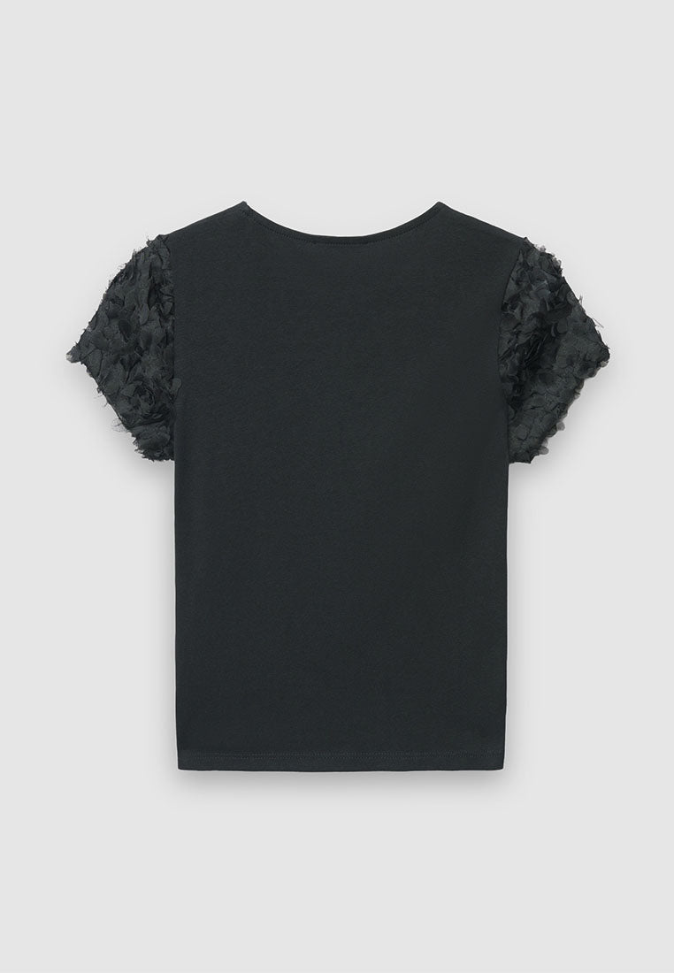 Kids Girls Short-sleeved T-shirt