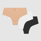 Women's Pack of 3 V-cut culotte briefs