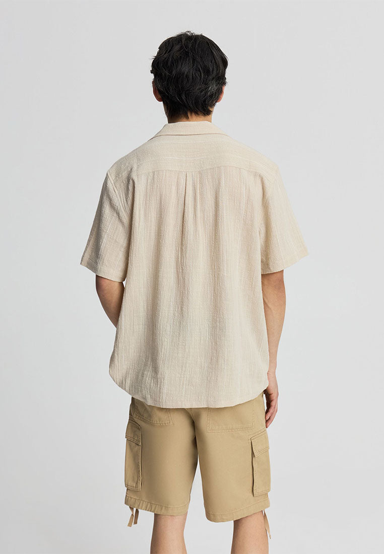 Men's Striped bowling Shirt
