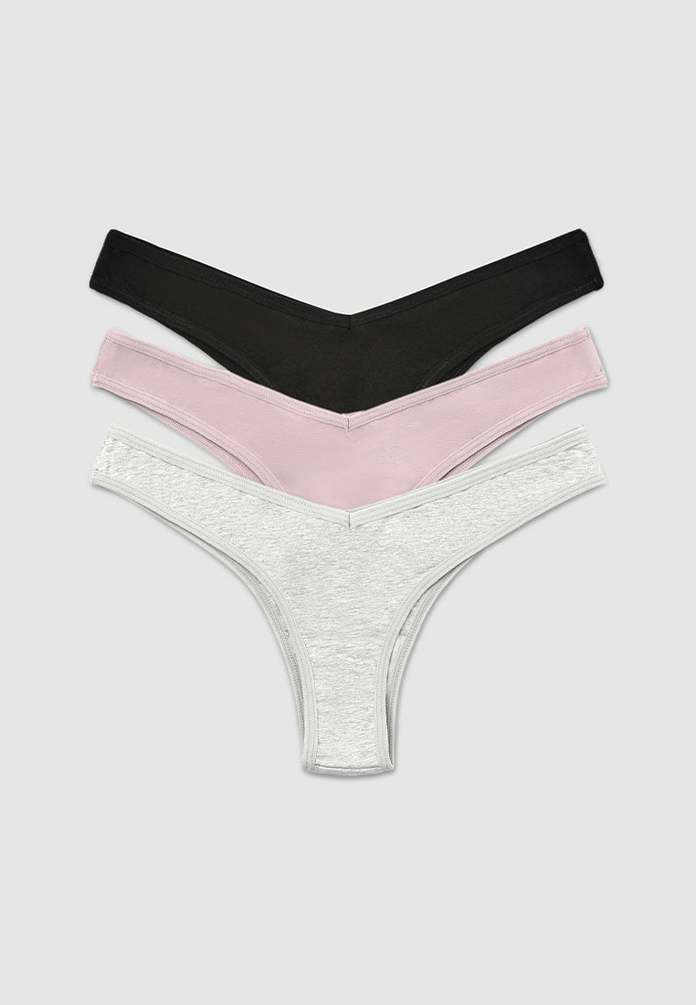 Women's Seamless V-Front String Panties