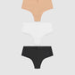 Women's Pack of 3 V-cut culotte briefs