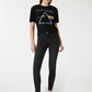 Women's "Pink Floyd Print" Loose T-shirt