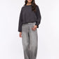 Women's Barrel Jeans with Back Buckle