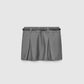 Women's Pleated Belted Skort