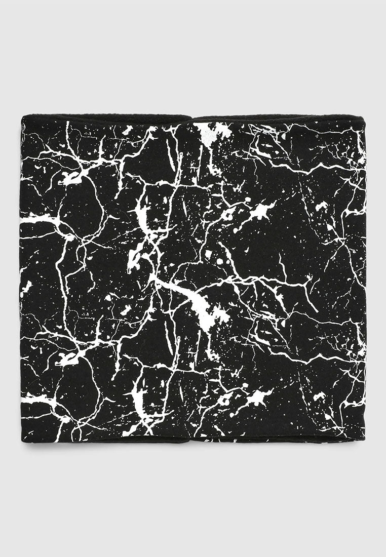 Marbled print neck warmer for Boys