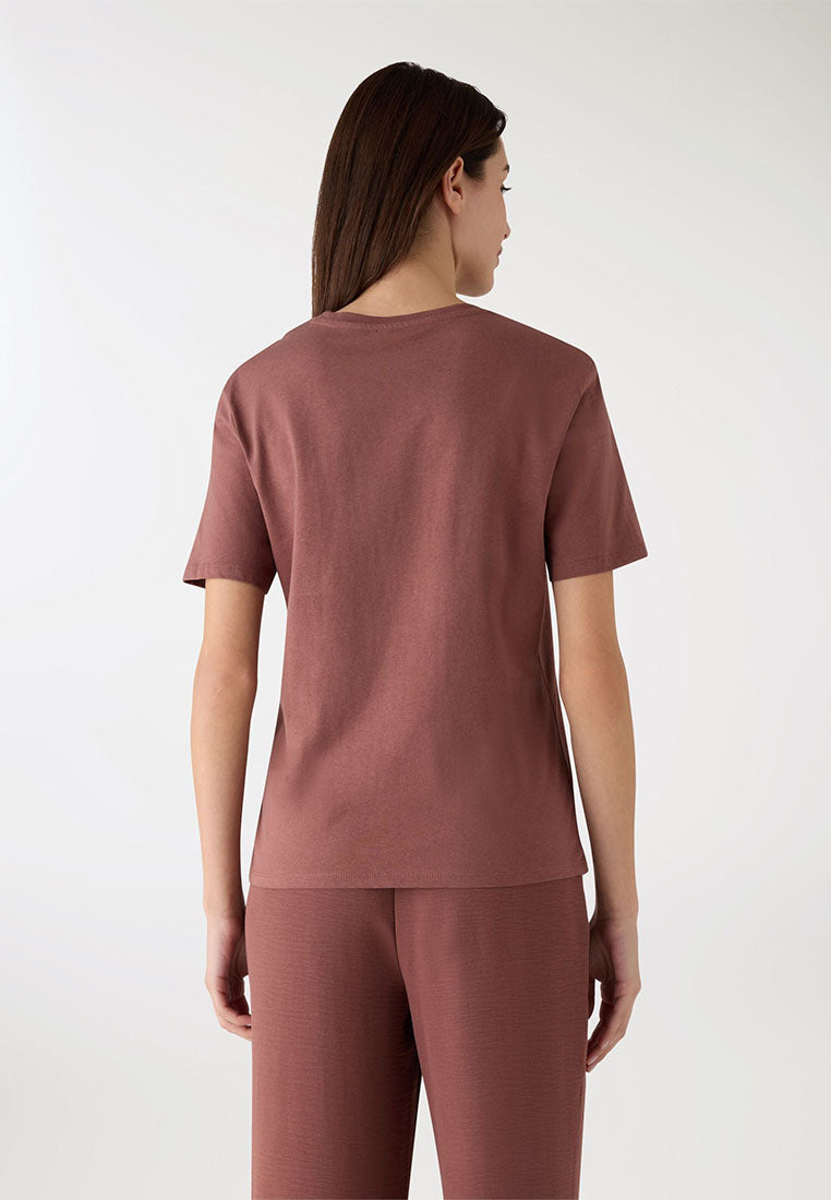 Women's Macramé Pocket T-Shirt