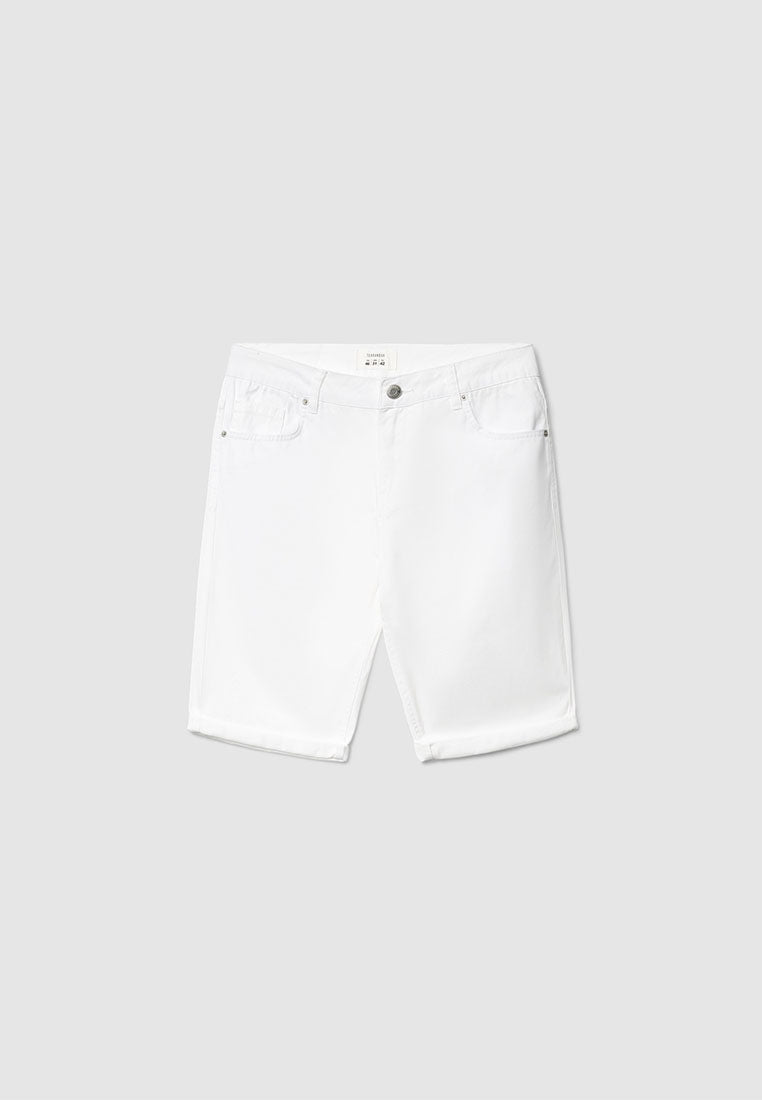 Men's 5-Pocket Cuffed Shorts