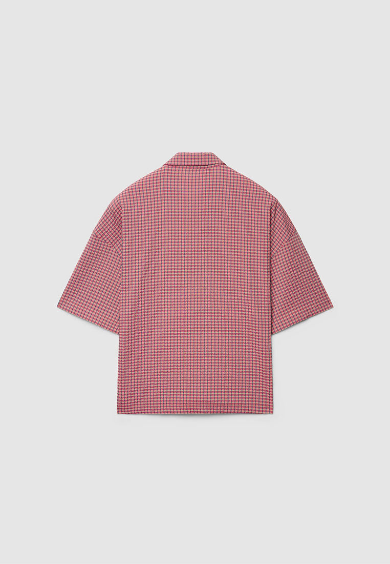 Men's Checkered Boxy Shirt