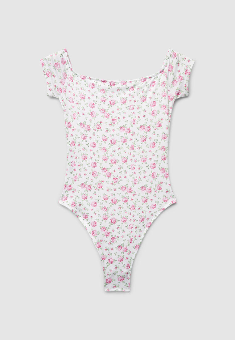 Women’s Rose Scoop-Neck Bodysuit