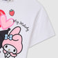 Kids Girls Short-sleeved T-shirt
